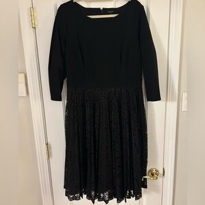 Black Long Sleeve Lace Dress
